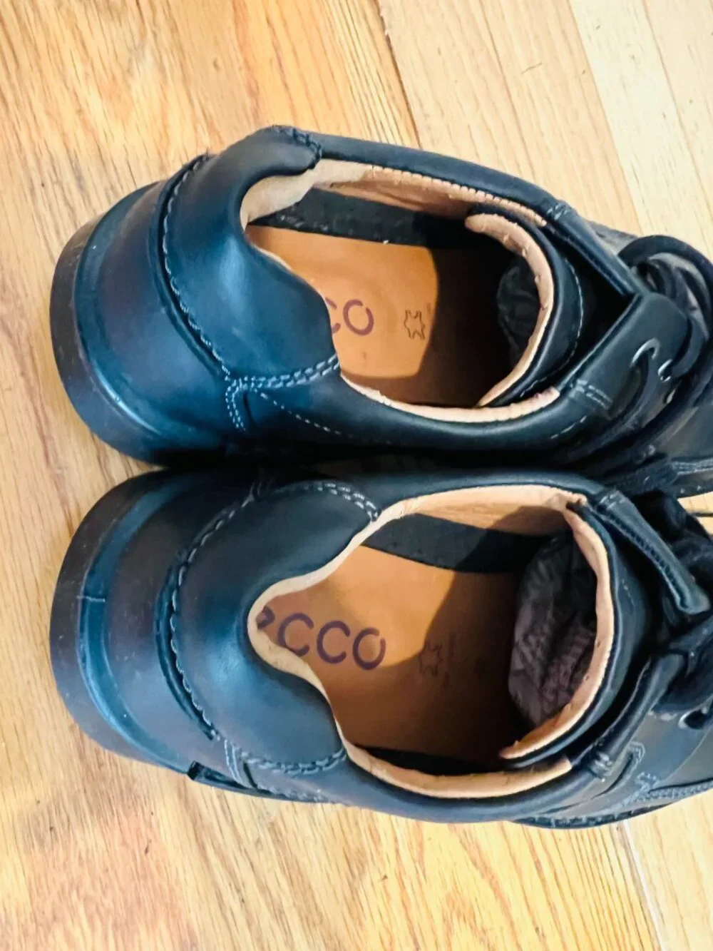 ECCO Men's Fusion II Tie Black Shoes Boots Size US 8 NEW